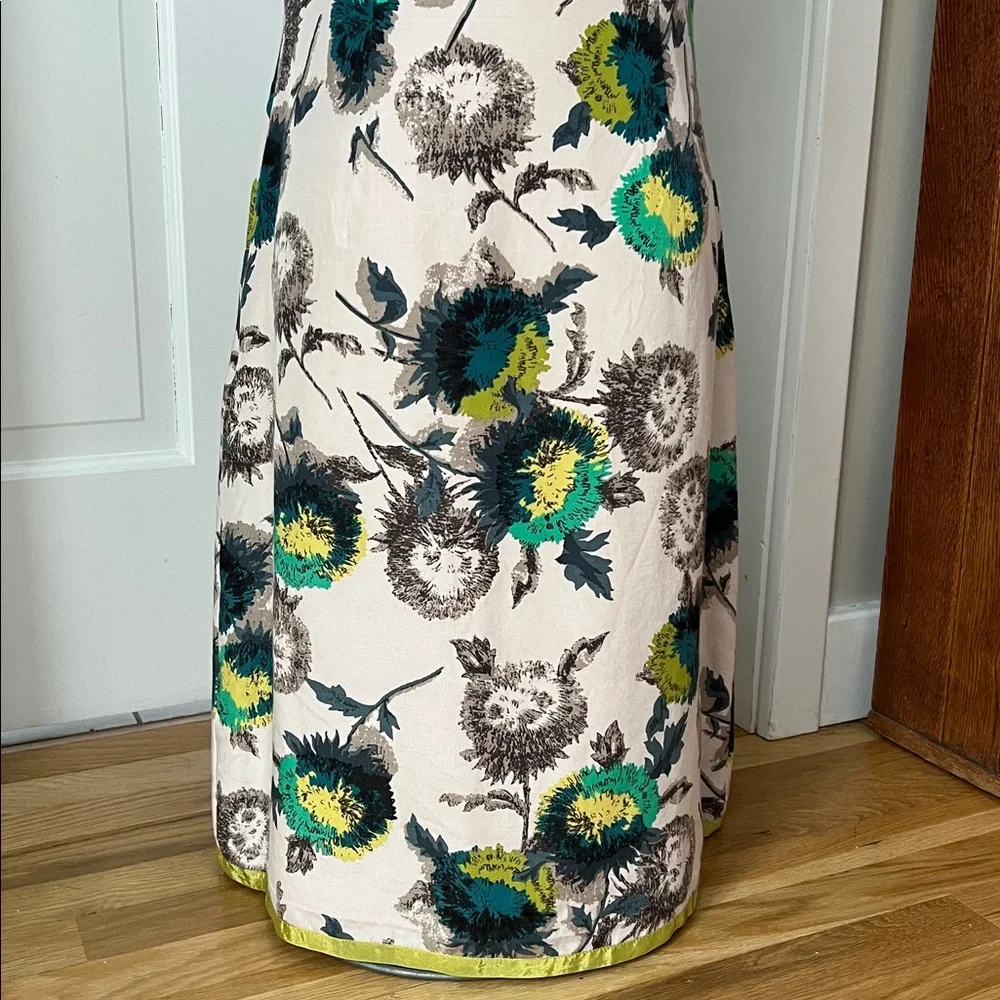 Boden Limited Edition Silk Blend Floral Dress, Cap Sleeve, Fully Lined, Sz 8 - Picture 7 of 11